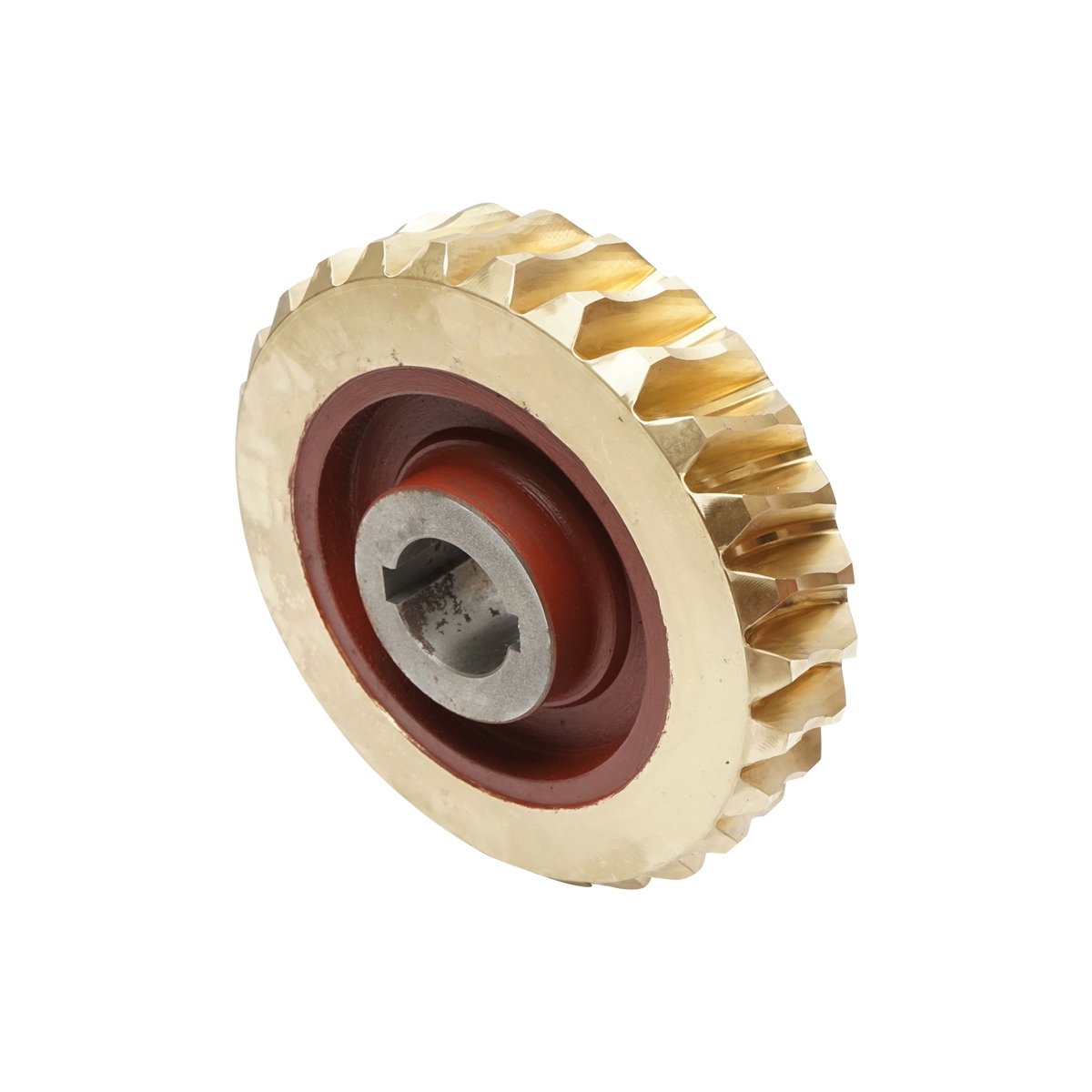 Set pinion bronz cu ax melcat pentru troliu Tractor Forestier